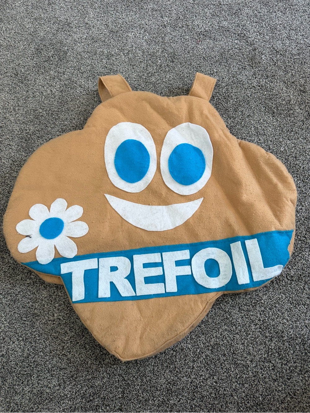 Homemade Girl Scout Trefoil Costume